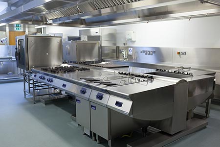 Air conditioned ventilated commercial kitchens