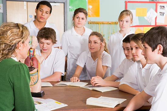 comfortable air conditioned classroom