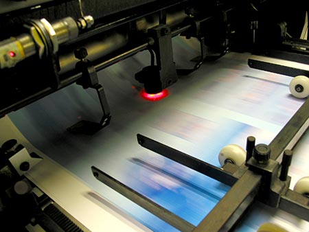 commercial climate controlled offsetprinting environment